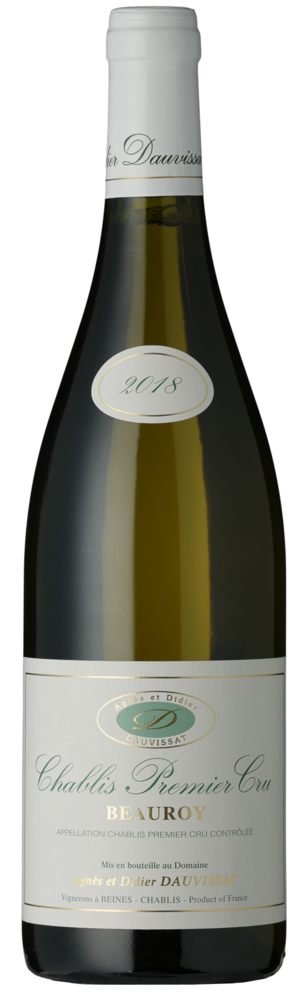 2022 Domaine Agnes et Didier Dauvissat Chablis 1er Cru 'Beauroy'