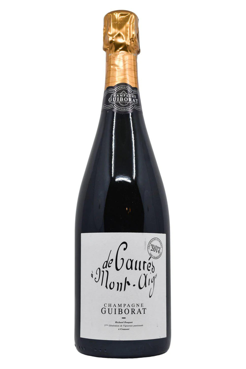 2015 Guiborat De Caures, a Mont Aigu Grand Cru Blanc de Blancs