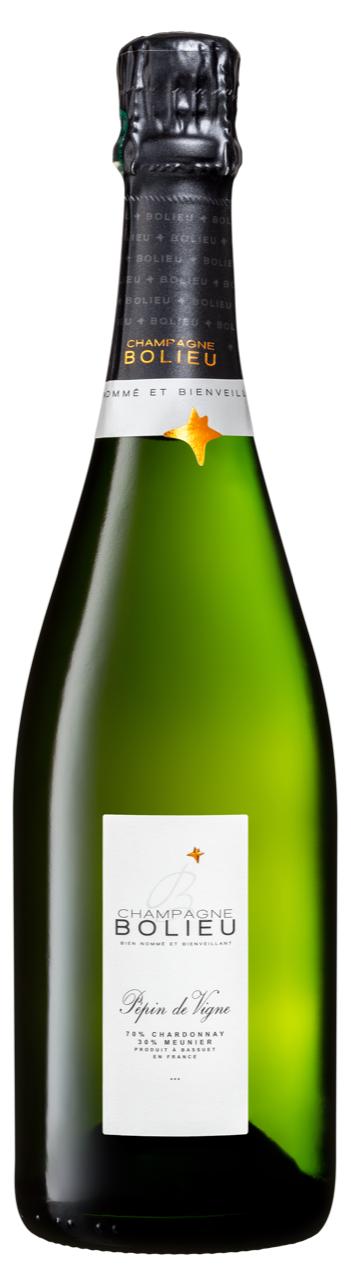 NV Champagne Bolieu Pepin de Vigne Extra Brut (70 CH, 30 PM)